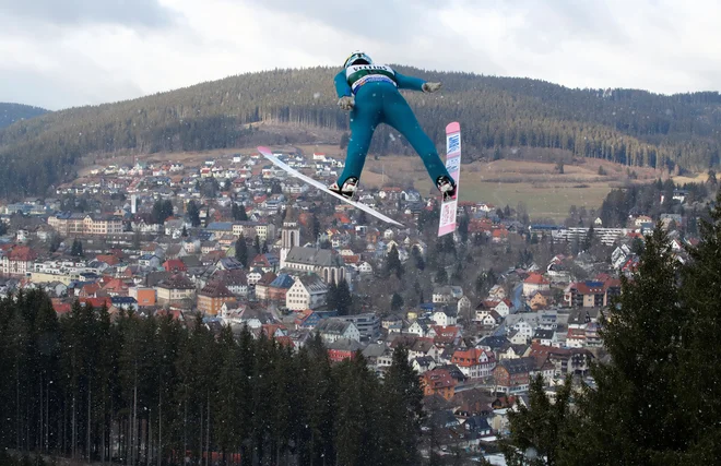 Finec Antti Aalto je v prejšnji zimi v posebnem seštevku smučarskih poletov zasedel visoko sedmo mesto. FOTO: Wolfgang Rattay/Reuters