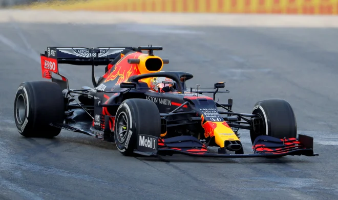 Max Verstappen je bil danes najhitrejši v Turčiji. FOTO: Kenan Asyali/Reuters