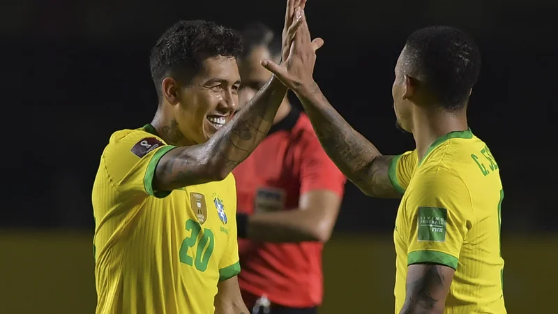 Fotografija: Roberto Firmino je dosegel edini gol za Brazilijo. FOTO: Nelson Almeida/AFP