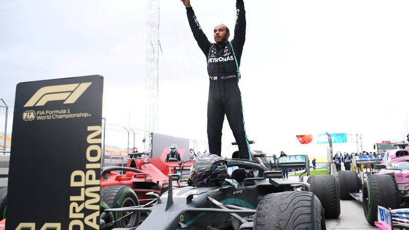 Fotografija: Lewis Hamilton je osvojil 10 zmag na 14 dirkah. FOTO:  Clive Mason/Reuters