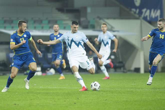 Haris Vučkić ostaja najboljši strelec Slovenije s štirimi goli, toda sinoči je prepustil glavno vlogo Josipu Iličiću. FOTO: Jure Eržen