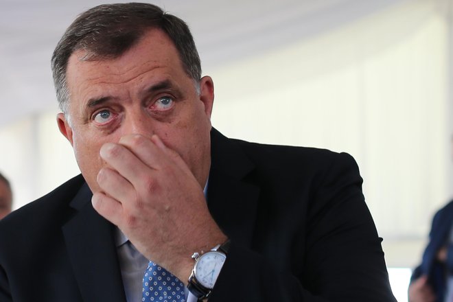Milorad Dodik je v Republiki srbski doživel poraz. FOTO: Tomi Lombar/Delo