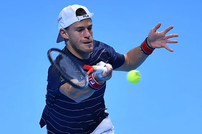 Diego Schwartzman je kmalu popustil. FOTO: Glyn Kirk/AFP