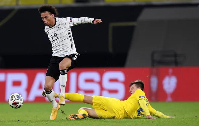 Leroy Sane se je vrnil v vrhunsko formo. FOTO: Ronny Hartmann/AFP