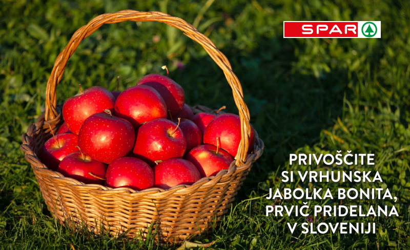 Fotografija: Jabolko bonita, ki ga imajo le v Sparu FOTO: SPAR