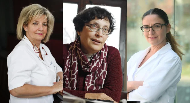 Kandidatke za predsednico: Bojana Beović, Zdenka Čebašek Travnik in Tanja Petkovič. Fotografije: Uroš Hočevar/Delo, Leon Vidic/Delo, Mateja Jordovič