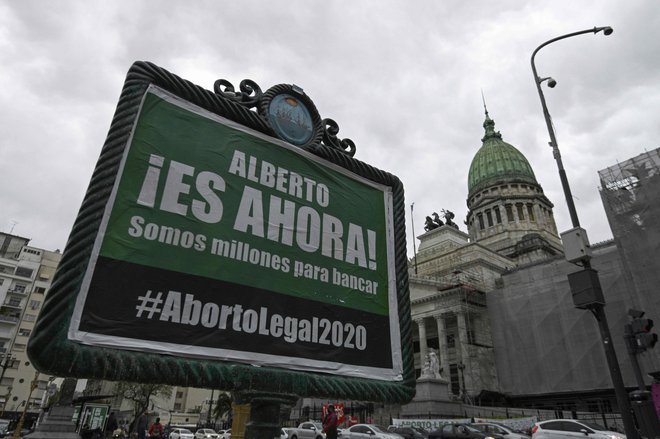 Argentinski zakonodajalci so o pravici do izbire nazadnje odločali pred dvema letoma. FOTO: AFP
