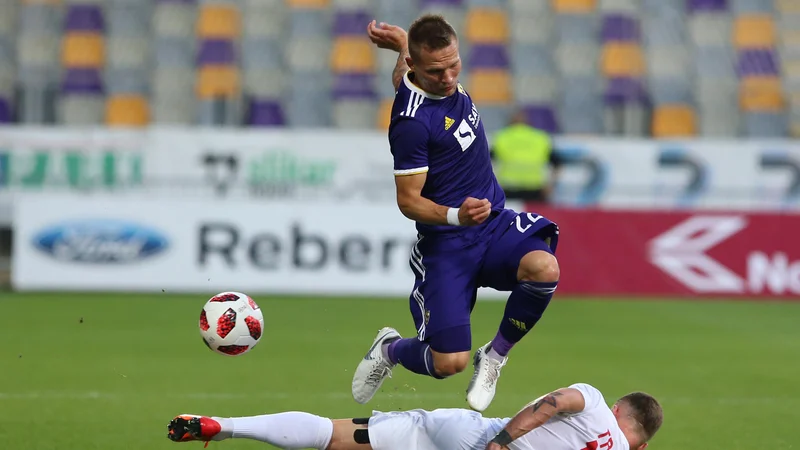 Fotografija: Martin Milec je bil pozitiven na dopinškem testiranju po tekmi kvalifikacij za evropsko ligo s severnoirskim Colerainom. FOTO: Tadej Regent