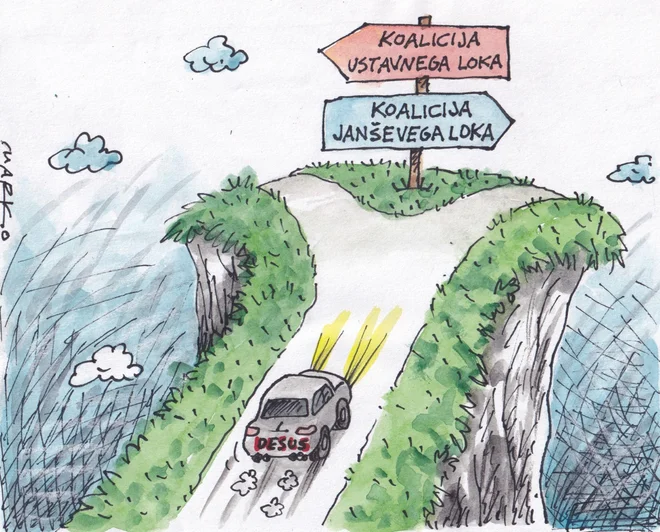 KARIKATURA: Marko Kočevar/Delo