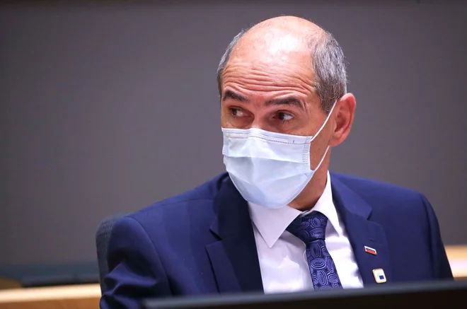 Janez Janša, predsednik vlade FOTO: Yves Herman, AFP