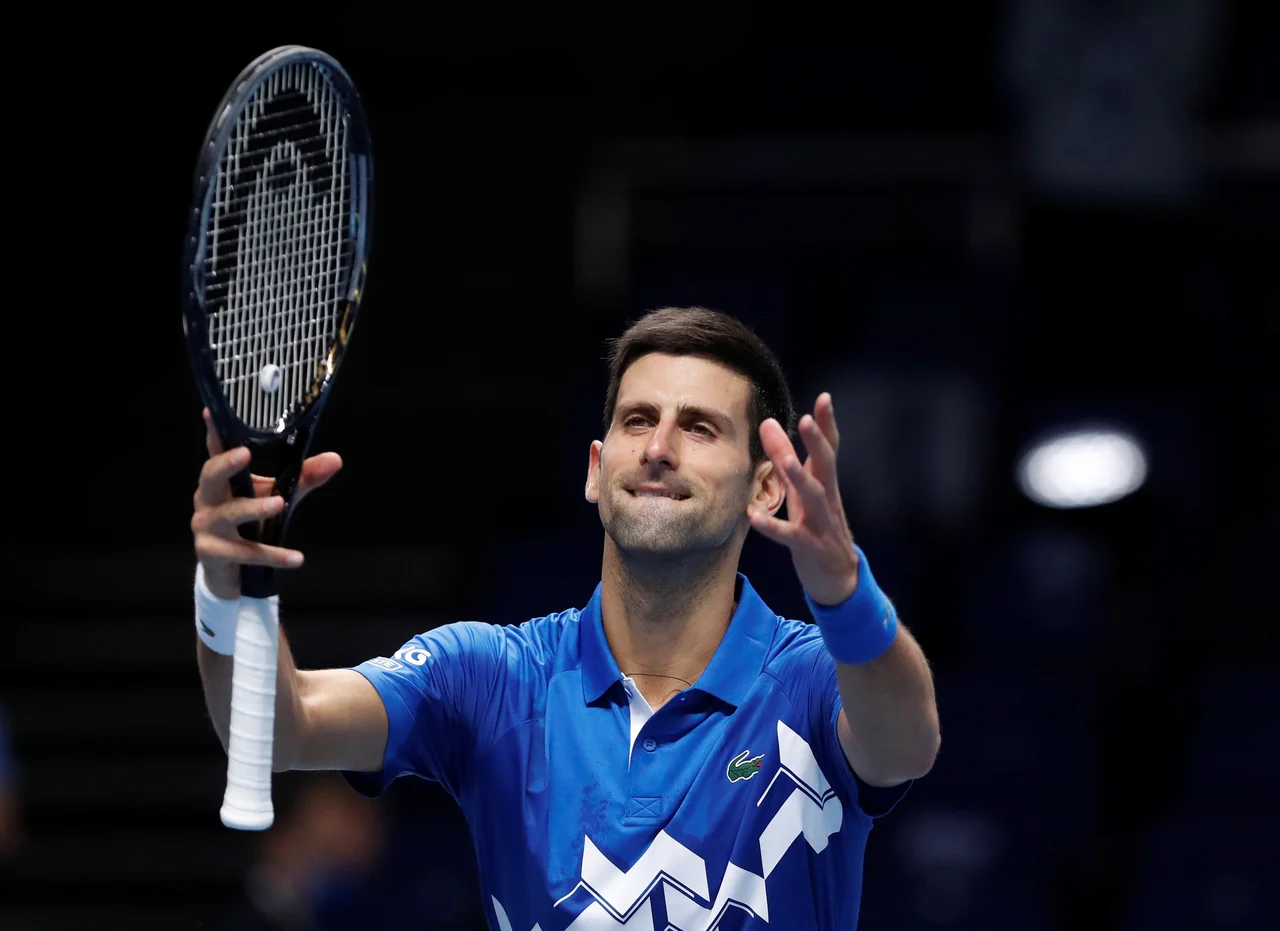 Fotografija: Novak Đoković je bil zadovoljen po dvoboju z Alexandrom Zverevom. FOTO: Paul Childs/Reuters