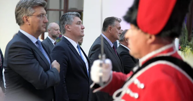 Težko politično sobivanje Andreja Plenkovića in Zorana Milanovića FOTO: Bruno Konjević/CROPIX