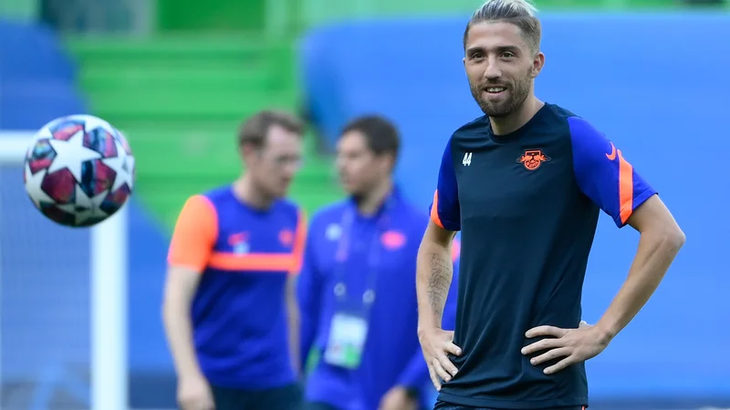 Fotografija: Leipzigov izgubljeni slovenski sin Kevin Kampl je presenetil z možnostjo, da bi se lahko vrnil v moštvo Matjaža Keka. FOTO: Lluis Gene/AFP