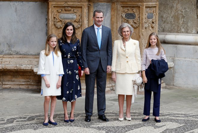Španska kraljeva družina. FOTO: Enrique Calvo Reuters