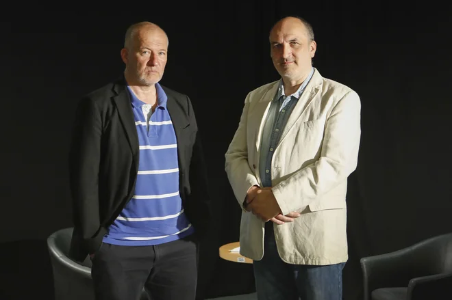 Ali Žerdin in Janez Markeš komentirata Janševo čestitko na twitterju. FOTO: Leon Vidic/Delo