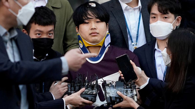 Fotografija: Čo Džu Binovo identiteto je južnokorejska policija javnosti razkrila že marca letos, ko je proti njemu še potekala preiskava. FOTO: Kim Hong Dži/Reuters
