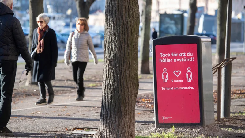 Fotografija: Stockholm novembra letos Foto Fredrik Sandberg/AFP