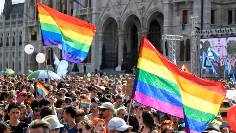 Fotografija: Življenjske razmere za skupnost LGBT+ na Madžarskem se slabšajo. FOTO: Tamás Kaszás/Reuters