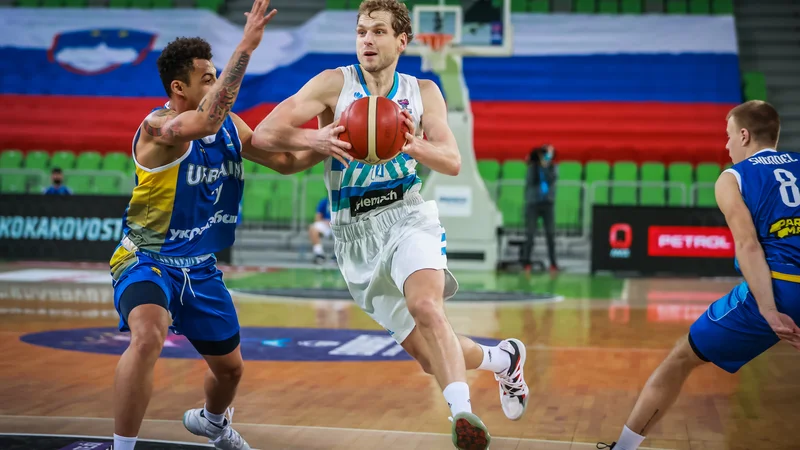 Fotografija: Jaka Blažič je bil s 23 točkami prvi strelec tekme. FOTO: FIBA