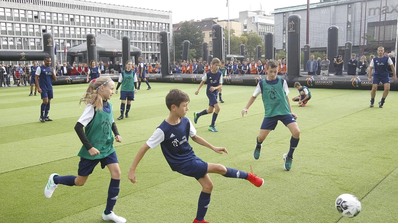Fotografija: Vsi, ki žoge ne brcajo kot kategorizirani športniki, bodo morali počakati na boljše čase. FOTO: Mavric Pivk/Delo
