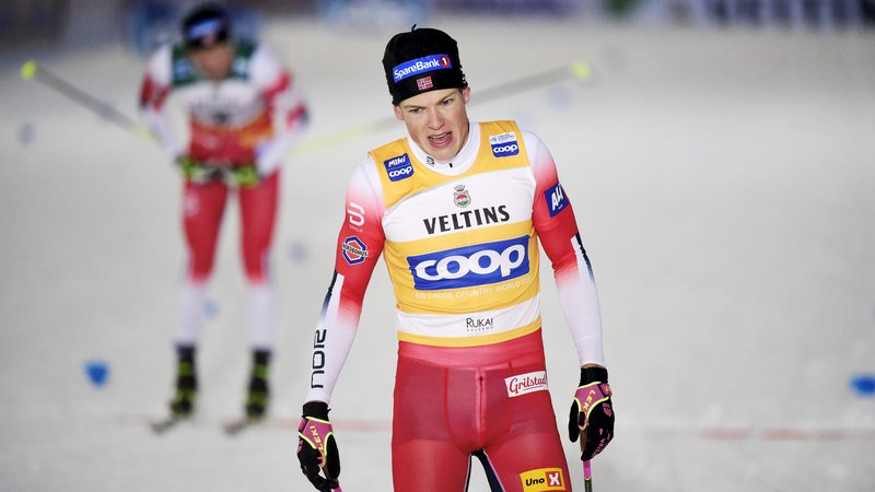 Fotografija: Na uvodu v zimo je bil Norvežan spet zelo hiter, a zdaj bo prekinil sezono. FOTO: Vesa Moilanen/Reuters