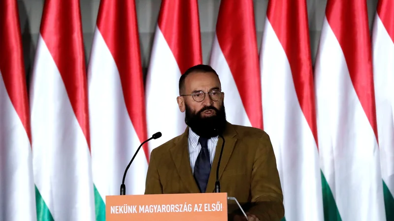 Fotografija: József Szájer velja za avtorja določila ustave, po katerem Madžarska varuje »institucijo zakonske zveze kot zvezo moškega in ženske«. FOTO: Bernadett Szabo/Reuters Foto Bernadett Szabo Reuters