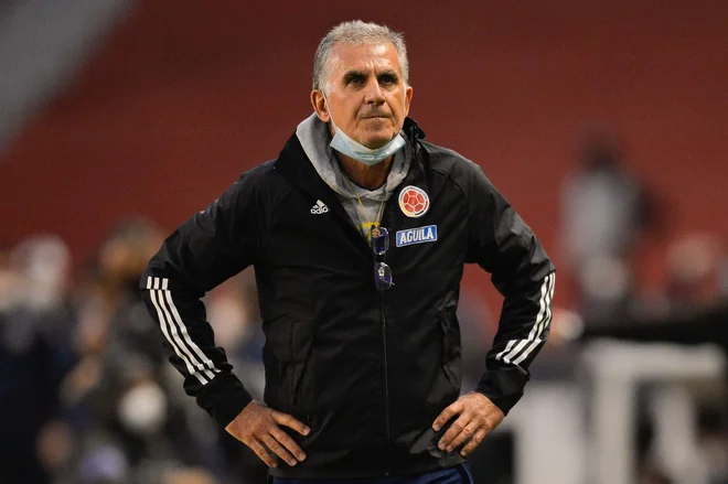 Carlos Queiroz je Kolumbijo prevzel februarja lani. FOTO: Rodrigo Buendia/AFP