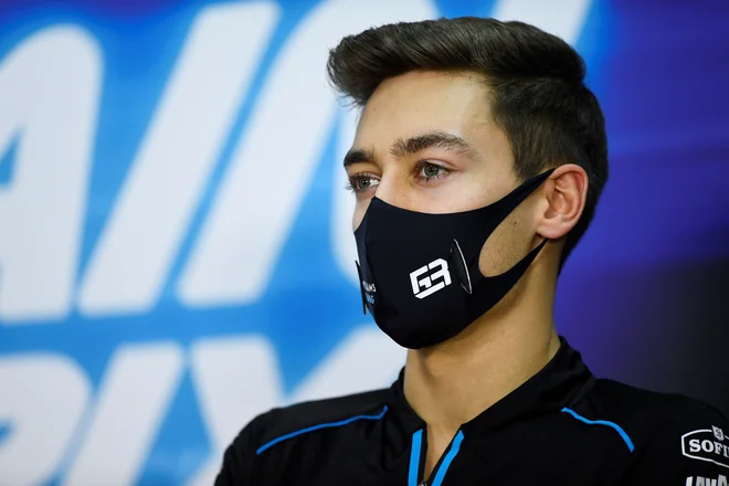 George Russell bo na prihajajoči dirki na dirkališču Sakhir vozil za moštvo Mercedes. FOTO: Reuters Handout Reuters
