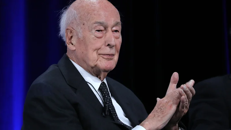 Fotografija: Valéry Giscard d'Estaing je prispeval tudi h krepitvi francosko-nemškega tandema v Evropski uniji. FOTO: Jacques Demarthon/AFP