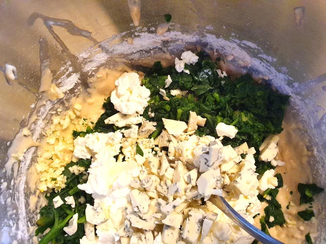 Poletov recept: Narastek iz špinače. FOTO: Tanja Drinovec