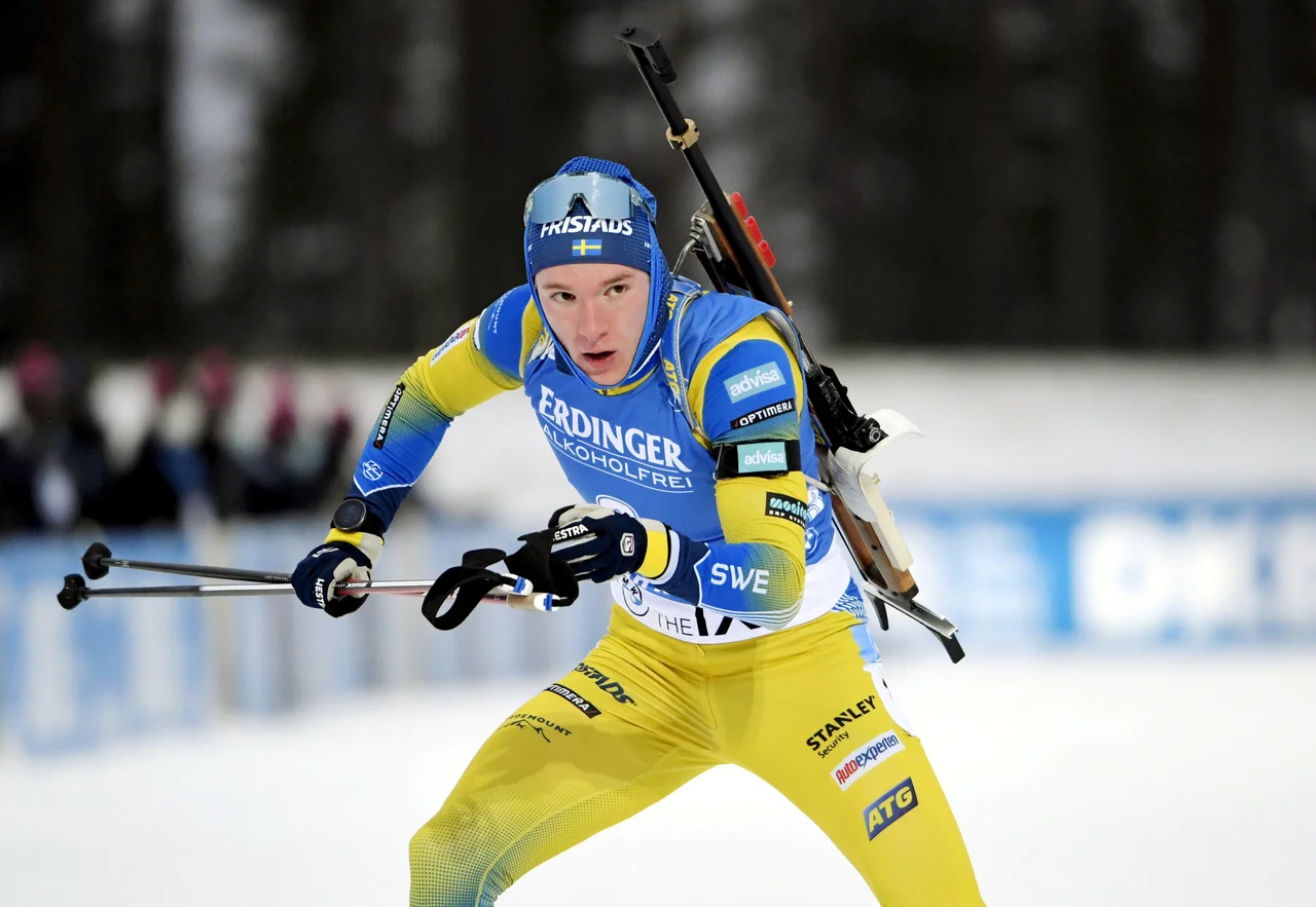 Fotografija: Sebastian Samuelsson je bil najboljši na zasledovalni tekmi. FOTO: Reuters