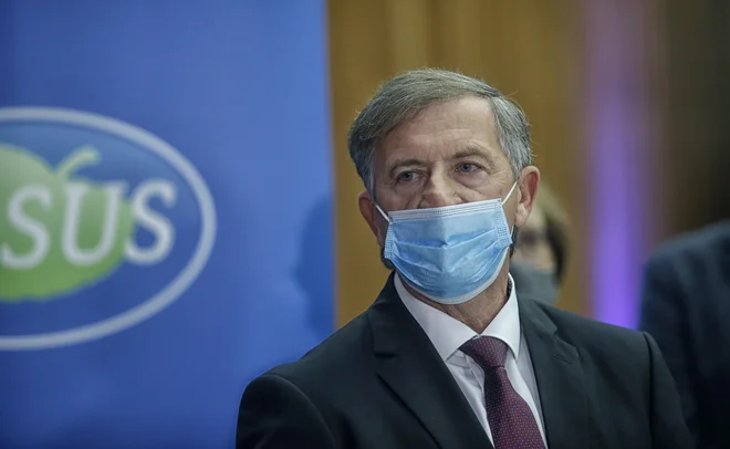 Karl Erjavec je novi stari predsednik stranke upokojencev.&nbsp; FOTO:&nbsp; Blaž Samec/Delo
