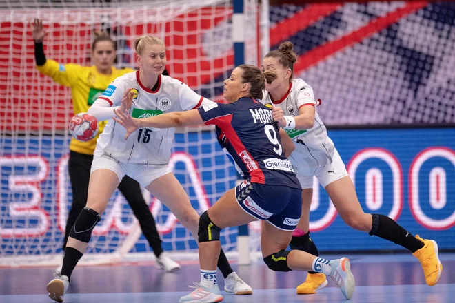 Norvežanke so bile za kar 19 golov boljše od Nemk. FOTO: Bo Amstrup/AFP