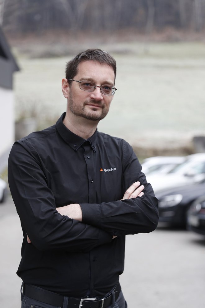 Jure Knez, soustanovitelj in tehnični direktor tehnološkega podjetja Dewesoft. FOTO: Leon Vidic/Delo
