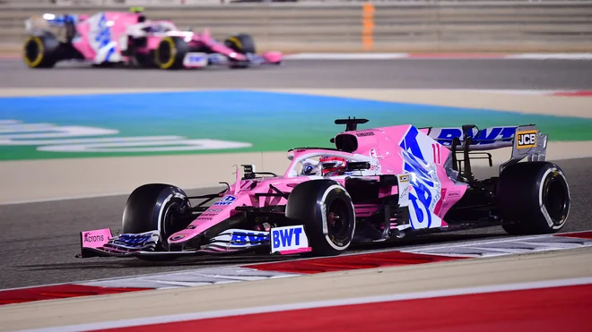 Sergio Perez je bil najboljši v Bahrajnu. FOTO: Giuseppe Cacace/AFP