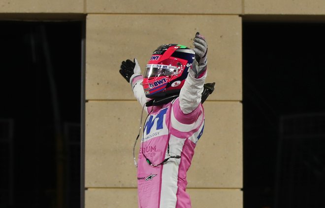 Na 194. dirki je Sergio Perez dočakal zmago. FOTO: Tolga Bozoglu/Reuters
