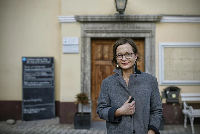 Tina Popovič poleg pisarne Ljubljana, Unescovo mesto literature, vodi tudi Vodnikovo domačijo, hišo branja, pisanja in pripovedovanja. Foto Blaž Samec