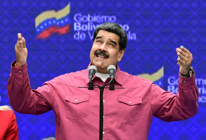 Venezuelski predsednik Nicolás Maduro.&nbsp;FOTO: Yuri Cortez/AFP