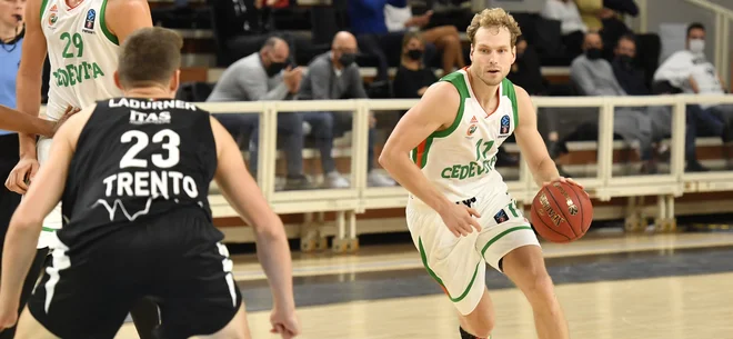 Jaka Blažič želi potrditi odlično formo tudi v revanši s Trentom.<br />
FOTO: Cedevita Olimpija