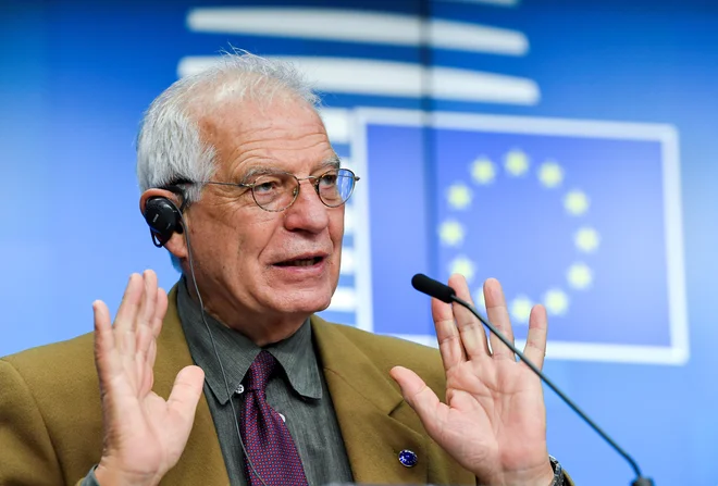 Z vidika teritorialne obrambe Evrope alternative Natu ni, je prepričan zunanjepolitični predstavnik EU Josep Borrell. FOTO: John Thys/Reuters