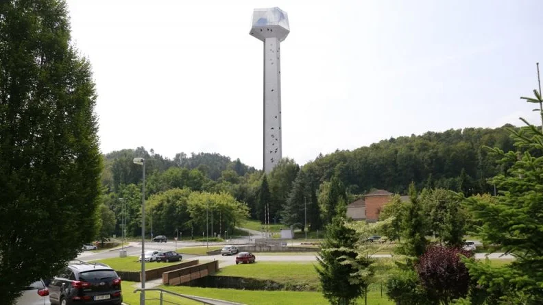 Slatinčani bodo v nedeljo odločali o odloku, ki umešča v prostor 106 metrov visoki stolp Kristal. FOTO: arhiv občine Rogaška Slatina