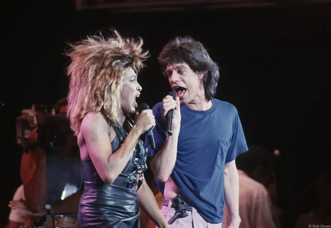 Tina Turner in Mick Jagger, Live Aid 1985 FOTO: Press