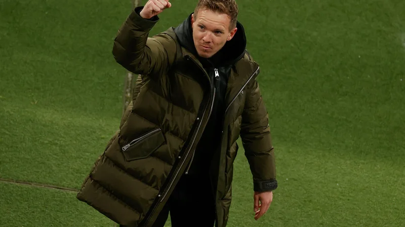 Fotografija: 33-letni Julian Nagelsmann je Leipzig popeljal v osmino finala. FOTO: Odd Andersen/AFP