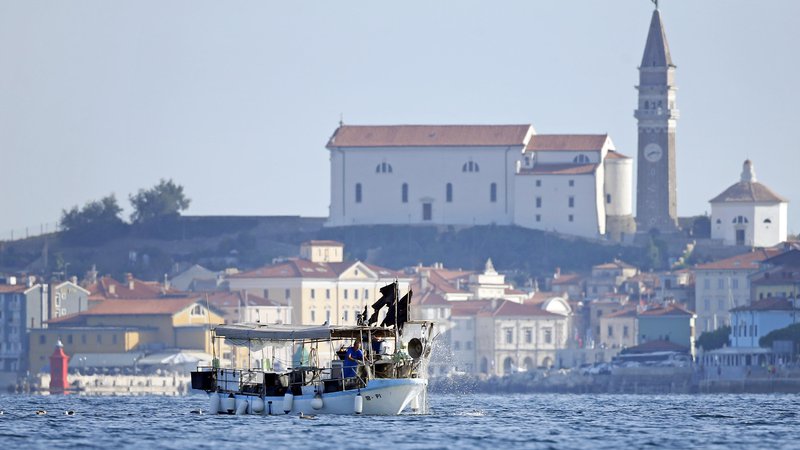 Fotografija: Hrvaška zagotavlja Sloveniji svobodno plovbo, prelet letal, polaganje podmorskih kablov in cevi ter druge mednarodnopravno dopustne uporabe morja. Foto: Matej Družnik