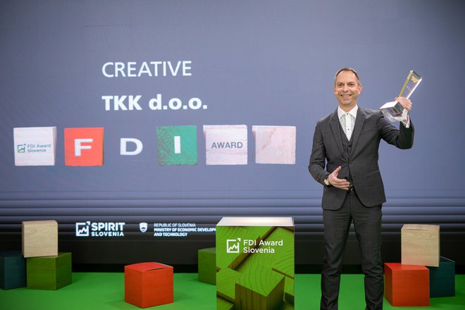 Podjetje TKK je prejemnik nagrade v kategoriji »ustvarjalno«. FOTO: Matjaž Očko
