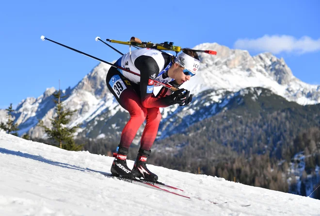 Sturla Holm Lægreid se je veselil svoje druge zmage v sezoni. FOTO: Barbara Gindl/AFP