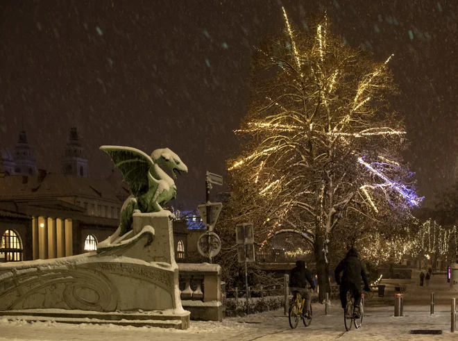 Odslej nad praznično Ljubljano bdi Urban Modic, ki nadaljuje očetovo delo. FOTO: Urban Modic