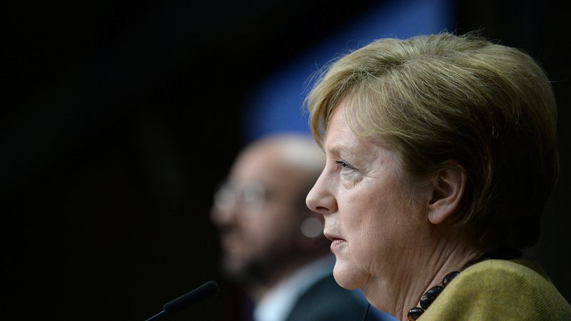 Fotografija: Sklad za okrevanje je zadnje veliko dejanje odhajajoče političarke Angele Merkel. FOTO: Johanna Geron/Reuters