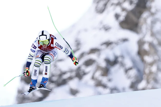 Naša naajboljša slovenska alpska smučarka je smuk v Val d&#39;Isèru opravila zelo solidno. FOTO: Christian Hartmann/Reuters