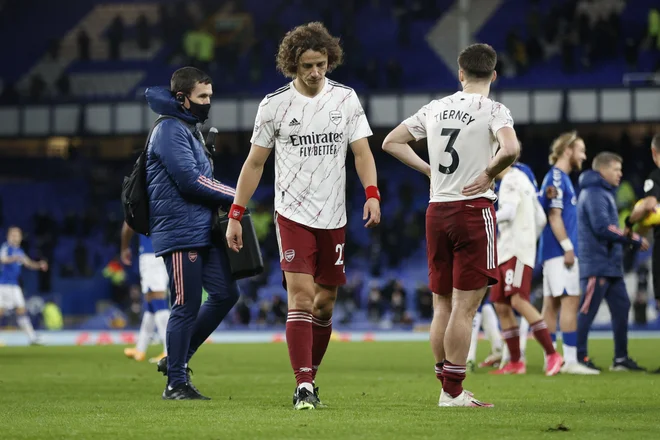 Arsenal je doživel nov udarec, po 14 tekmah ima zgolj 14 točk. FOTO: Clive Brunskill/Reuters